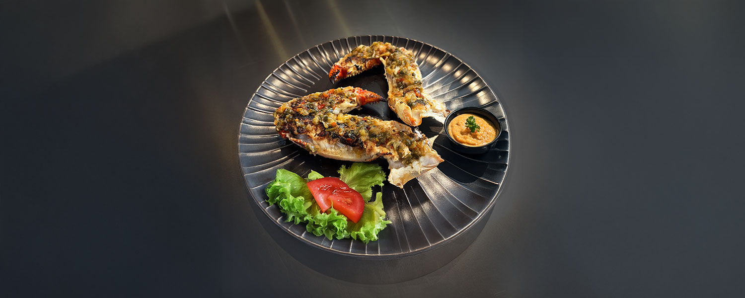 Tête de Langouste poêlée à la sauce Chimichurri